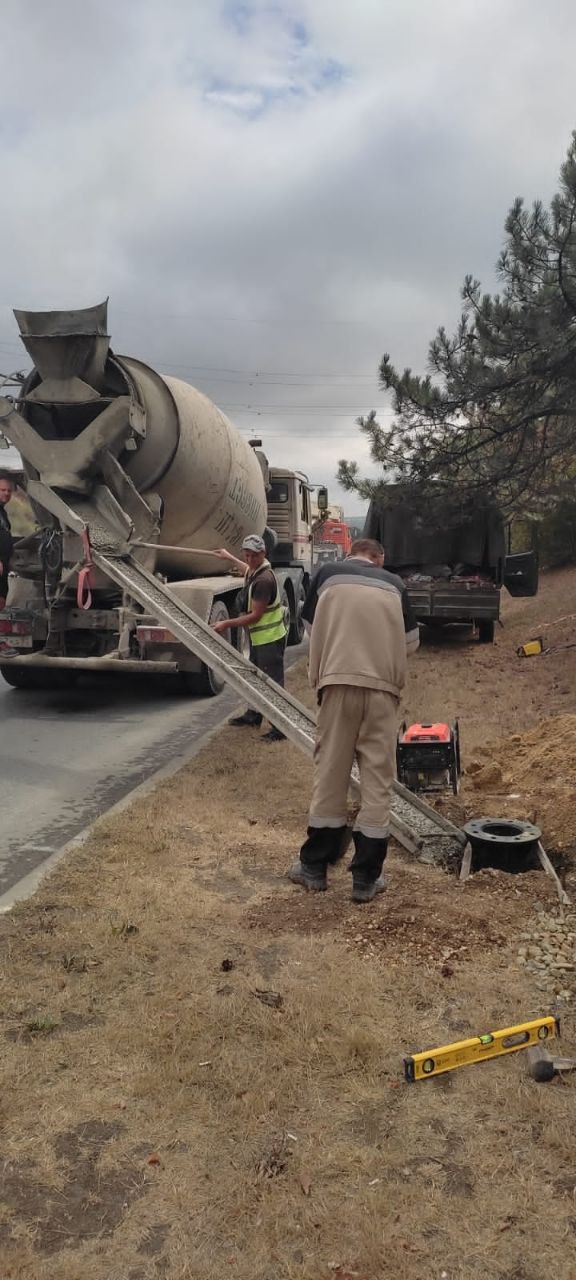 На Восточном обходе Симферополя кипит работа — продолжаем устраивать наружное освещение